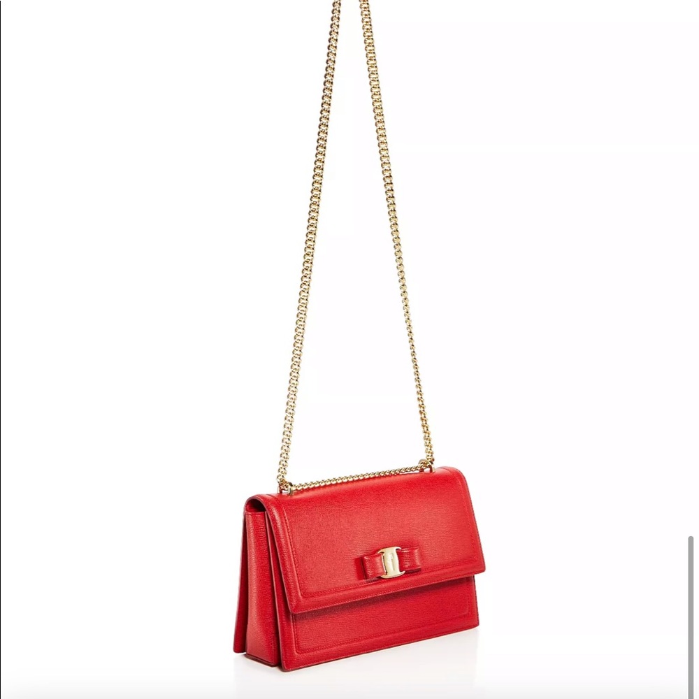 Salvatore Ferragamo Medium Ginny Shoulder Bag Gem